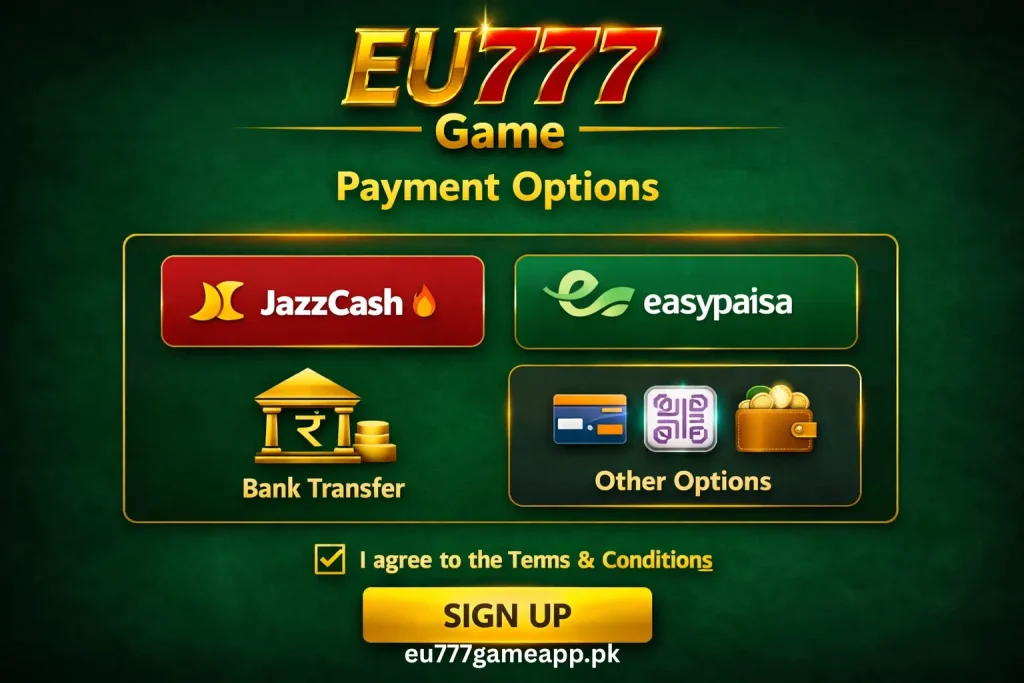 Eu777 Game Payment Gateways